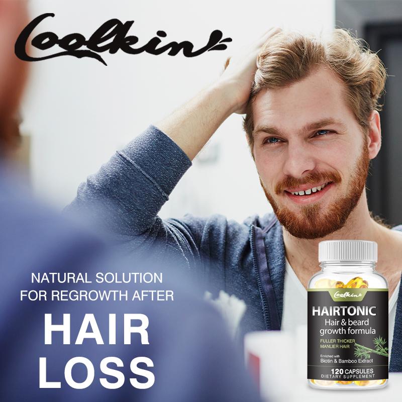 Biotin Supplement, Containing Kelp Blend, Supports Hair Health, Suitable for Adults.