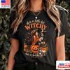 Cute Vintage Witchy Retro Halloween Season Graphic T-Shirt S-5XL