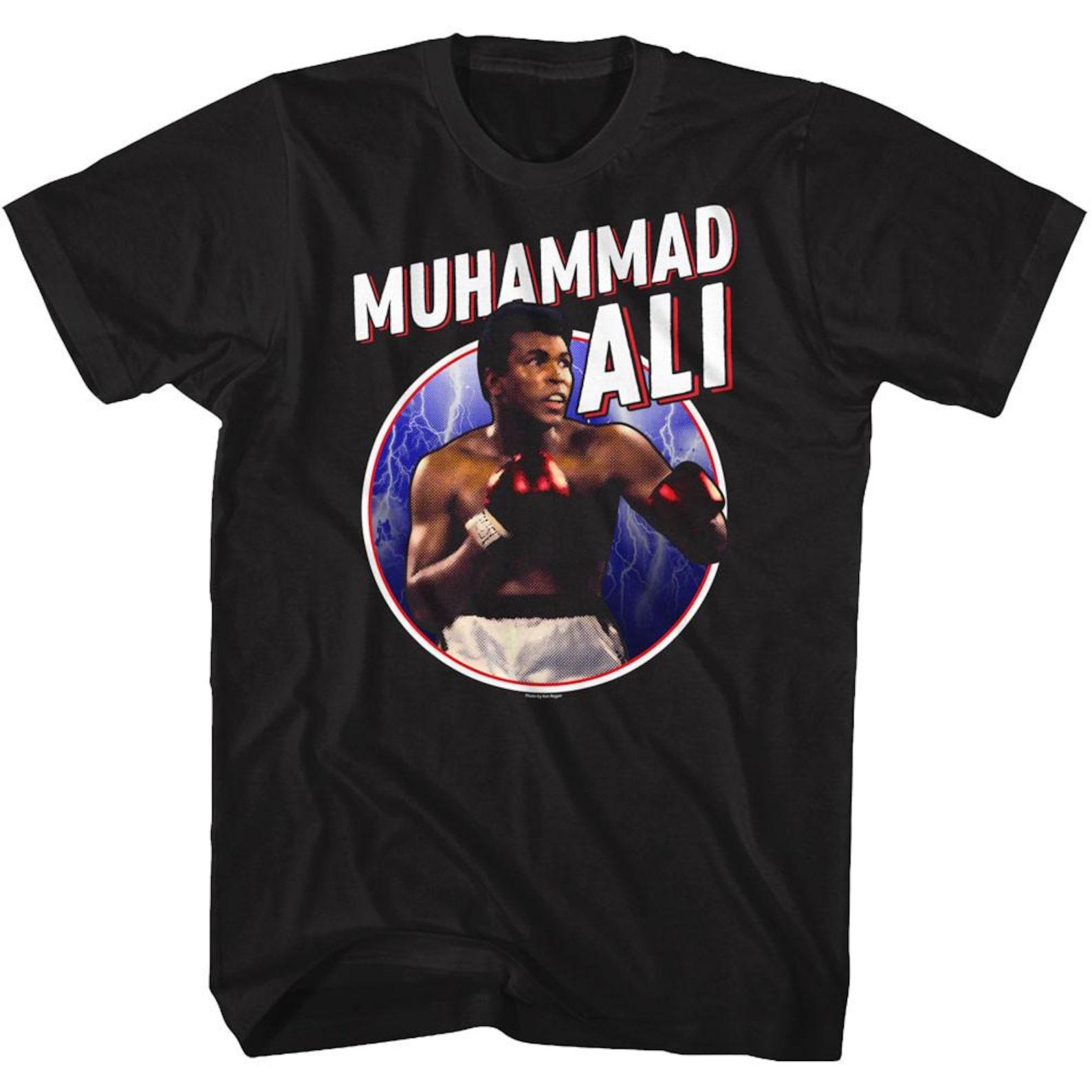 Muhammad Ali Circle Black Adult T-Shirt 3XL