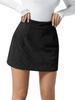 Women's Corduroy High-Waisted A-line Pencil Mini Skirt - Autumn Casual Style