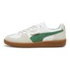 Puma Palermo Kožené Biele Archivná Zelená Guma Unisex Tenisky Parne Sivé 396464-07