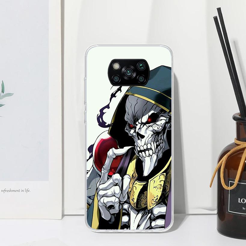 Overlord Anime Phone Case For Xiaomi Poco X7 X6 X5 M7 M8 Pro F7 Ultra Redmi 15C 15 13C 13 12C 12 10 10C 10A Art Fundas Poco X7 X