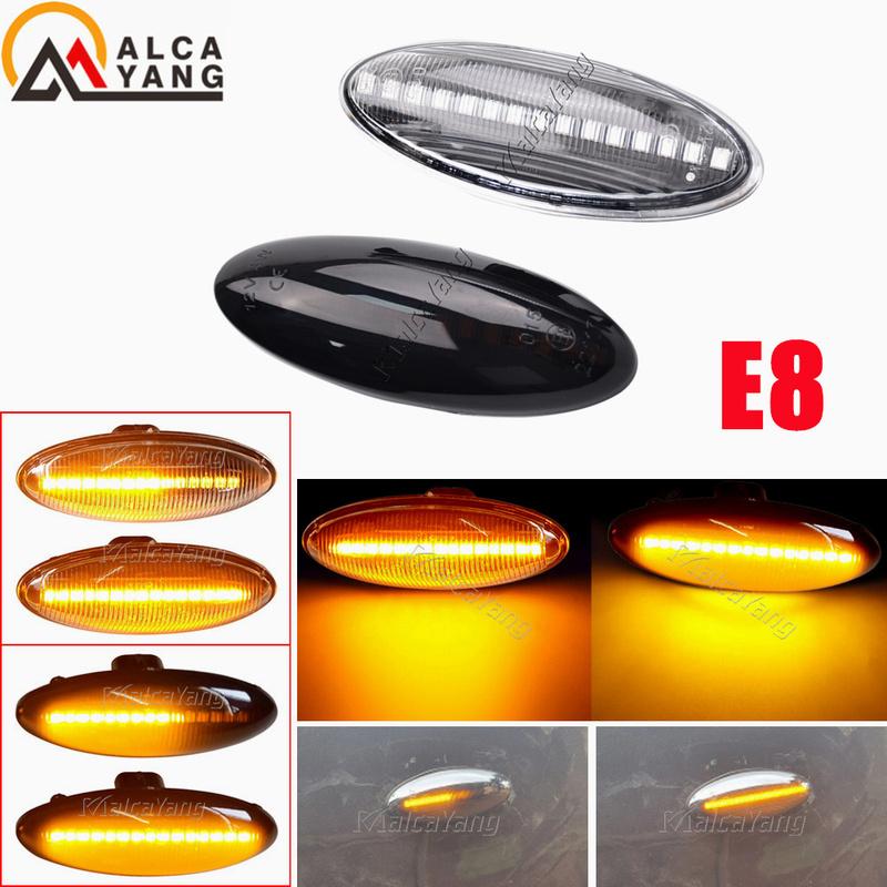 2 pieces Led Dynamic Side Marker Turn Signal Lights Sequential Blinker For Toyota Yaris Mk2 P9 RAV4 Mk3 ACA3/ALA3 Auris Mk1 E15
