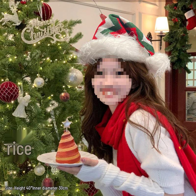 Christmas Tree Hat with Cute Santa Legs - Festive Headwear for Men & Women, Perfect Christmas Gift & Photo Prop