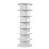 Torre Giratoria de Zapatero de 7 Niveles, Zapatero Giratorio 360°, Exhibidor Giratorio Redondo tipo Carrusel de Almacenamiento, Organizador Giratorio de Mesa (Lazy Susan) Independiente para