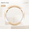 Car Steering Wheel Cover Winter Plush Warm and Cute New High-End Car Anti-Slip Sweat-Absorbent D-Shaped Handle Cover