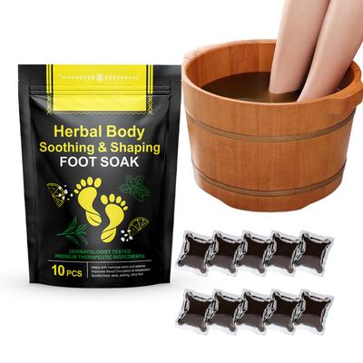 Cleansing Foot Soak Beads, Body Foot Soak Beads, Herbal Detox&Shaping Cleansing Foot Soak Beads, Moisturizes Skin And Relieves Fatigue 20ml