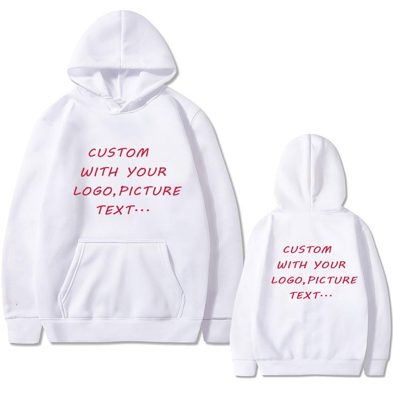 Custom Wtih Your Own Logo 06 Hoodie Men Women DIY  Casual Fleece Cotton Sweatshirt Kinds of Colors Oversized Hoody