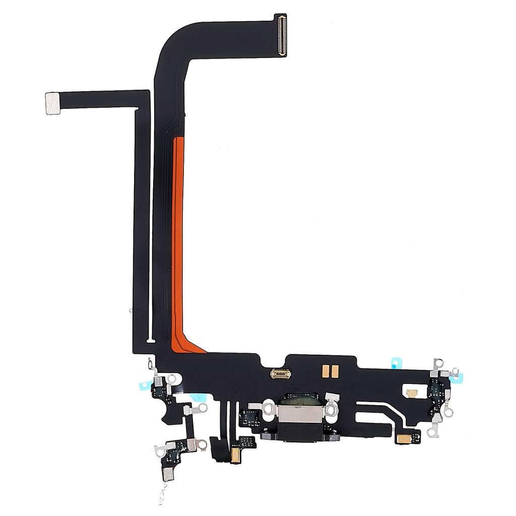 For iPhone 13 Pro Max 6.7 Inch Dock Connector Charging Port Flex Cable Replacement (without Logo)