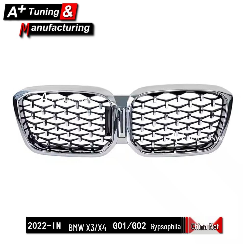 Chrome Star Style Grille for BMW X3 G01/X4 G02 2022