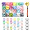 Wax Seal Beads with Candle Kit, Melting Spoon And Candles Set, Tool Stamp for DIY Crafting Wedding Invitations Decorative Sealing
