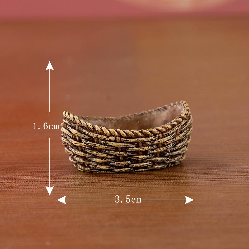 Cute Micro-landscape Mid-Autumn Festival Little Rabbit MooncakeGarden Decoration AccessoriesDesktop Car Resin Small Ornaments