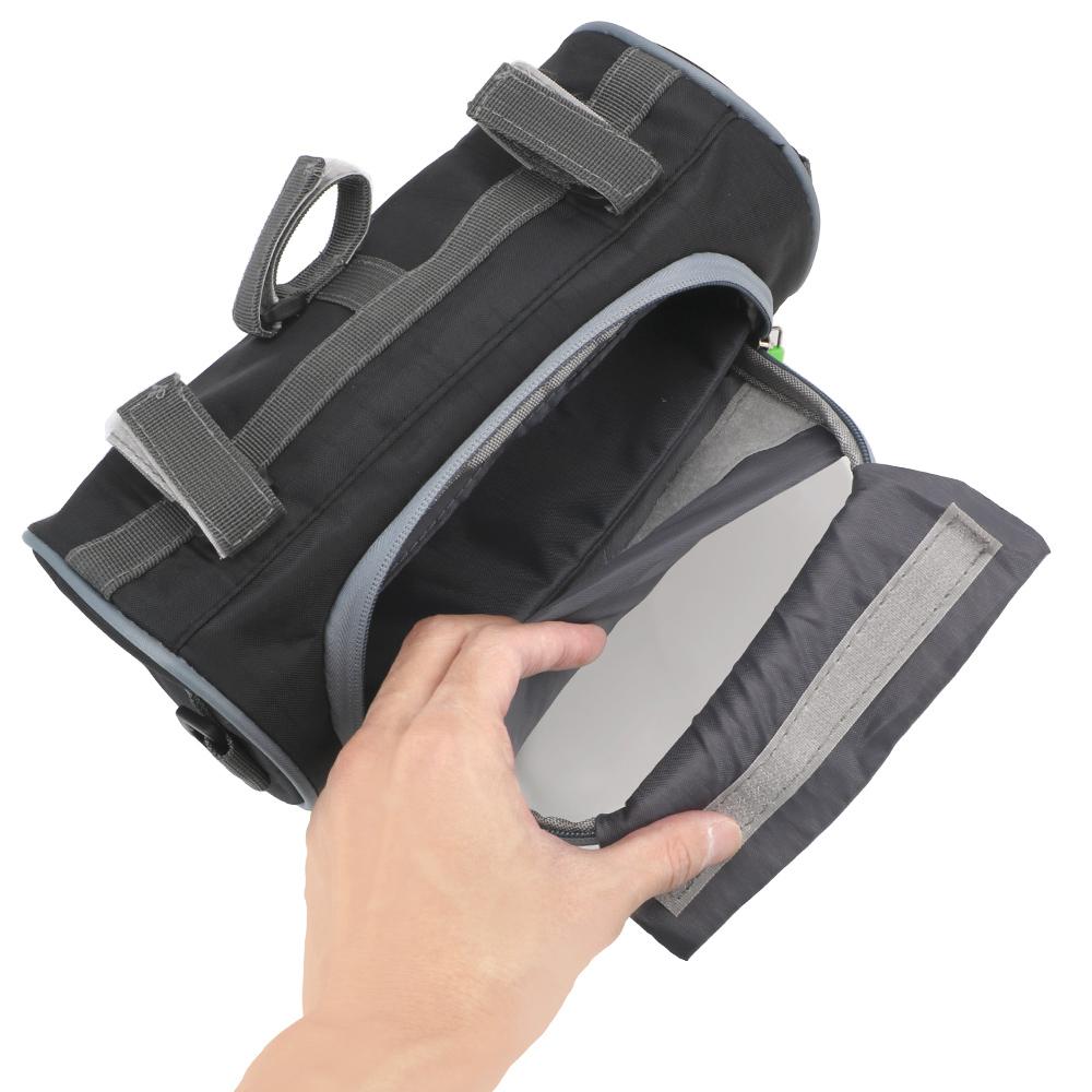 Motorcycle Electric Car Front Handlebar Storage Bag Motorcycle Accessories Container Mobile phone Touch Screen Storage Bag Universal