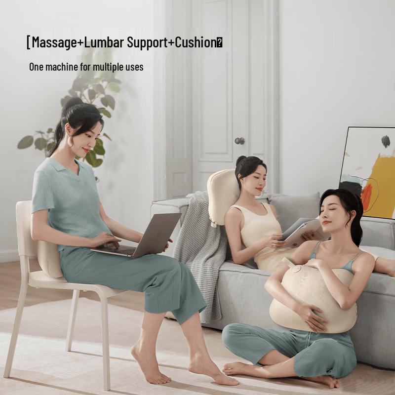 Подушка-массажер для поясницы Philips с подогревом, штепсель CN (адаптер в комплекте)