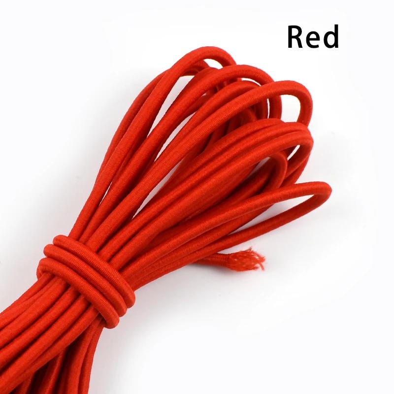 10M 2.5mm Elastic Bands Adapter HairBand Stretch Rubber Rope By Meters Apparel Belt Bungee Cord Sewing Supplies