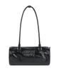 Wacky Willy Lily Volume Handle Cylindrical Bag Black
