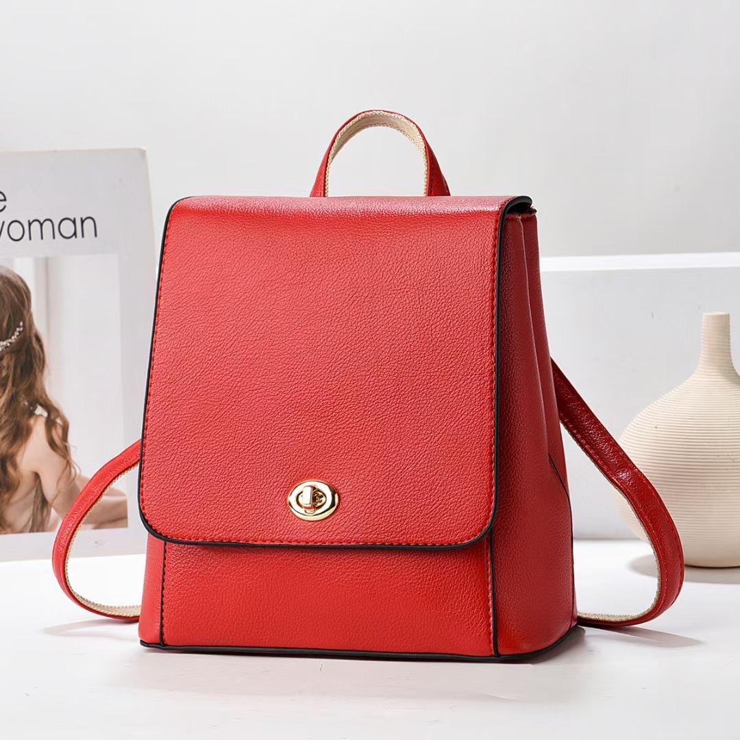 

Новый рюкзак Macaron многослойный простая атмосфера модная повседневная женская сумка на два плеча большая вместимость .