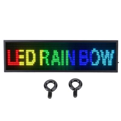 Scrolling LED Sign Programmable Flexible Digital for Business Store Outdoor Window Advertising IP64 Water Proof 26x7.5in