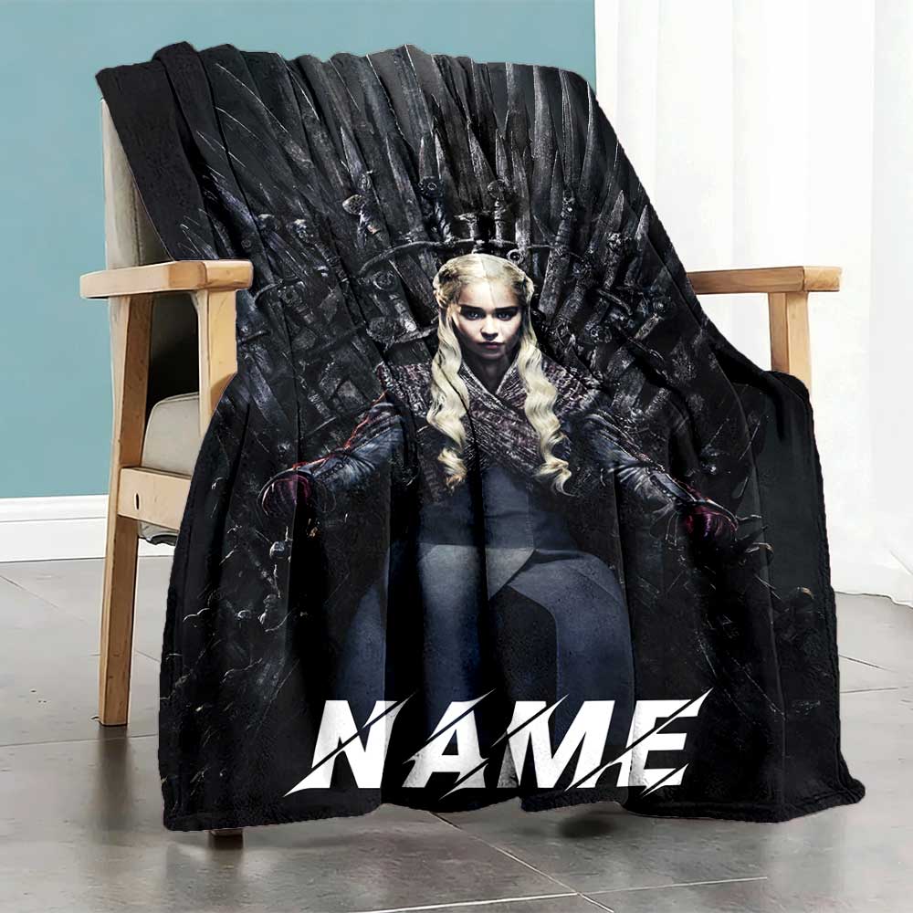 Like Warner Bros. Movies (4) Customize Your Name Blanket Throw Customizable Blanket Soft & Cozy Great for Home Decor Bed Sofa Chair