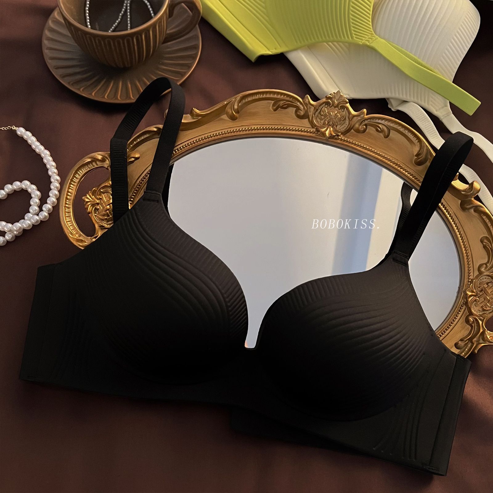 

Бесшовный гладкий простой и удобный бюстгальтер для женщин с эффектом пуш-ап и защитой от провисания для повседневной носки 36/80