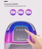 200W Portable Rechargeable Nail Gel Curing Lamp for Salon and Home Use