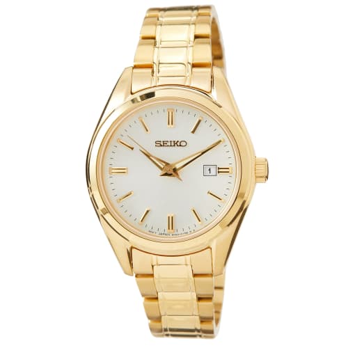 

Seiko Neo Classic Gold Women s Analog Business Quartz Watch SUR632P1 Ships Internationally