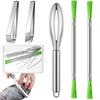 Xiaoxiaohu Fish Scaler Includes Bloodline Remover Bone and Scale Remover Kitchen Utensils Fishing 5-Piece Set Brush, Remover, - & Gear.