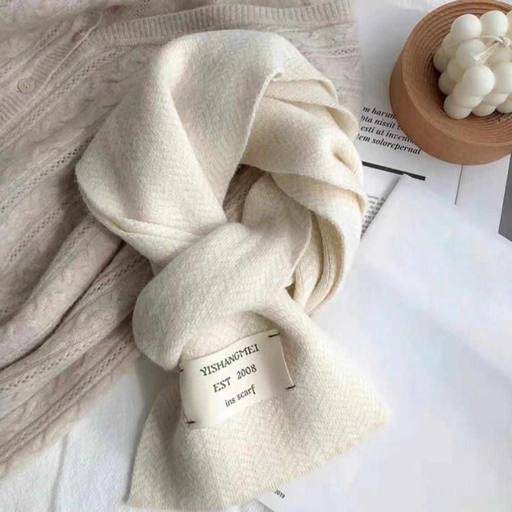 New Knitted Neck Warmer Coldproof Warm Neckerchief Windproof Versatile Knitted Scarf Gift