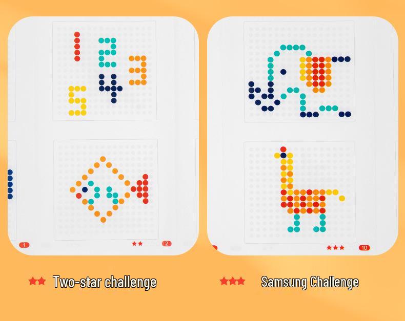 Children's Wooden Magnetic Bead Maze Puzzle Educational Toy