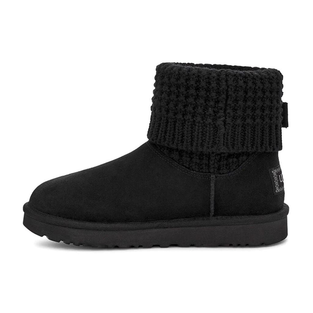 UGG Classic Solene Mini Snow Boots Black Women's 1113463-BLK