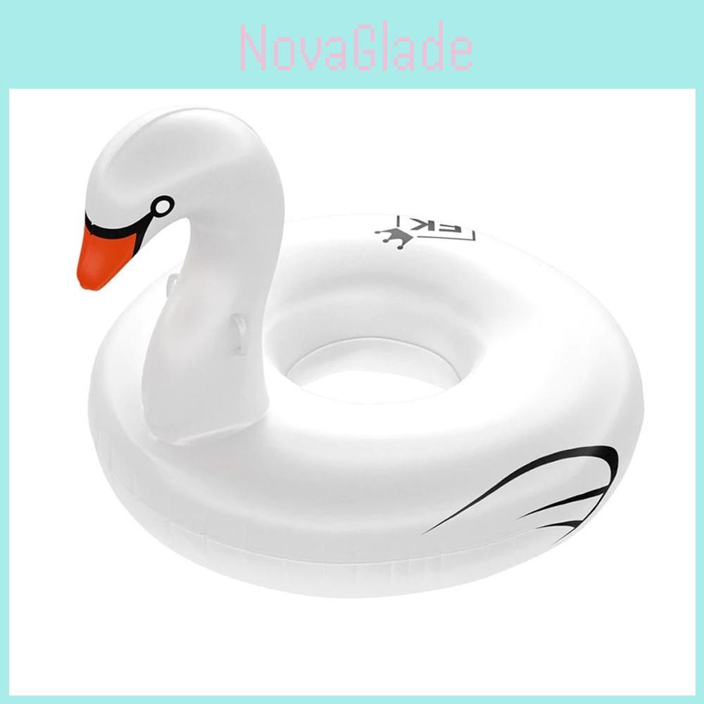 Adult Swan Inflatable Swim Ring 120cm Fashionable Water Lounger Swimming Ring Wholesale