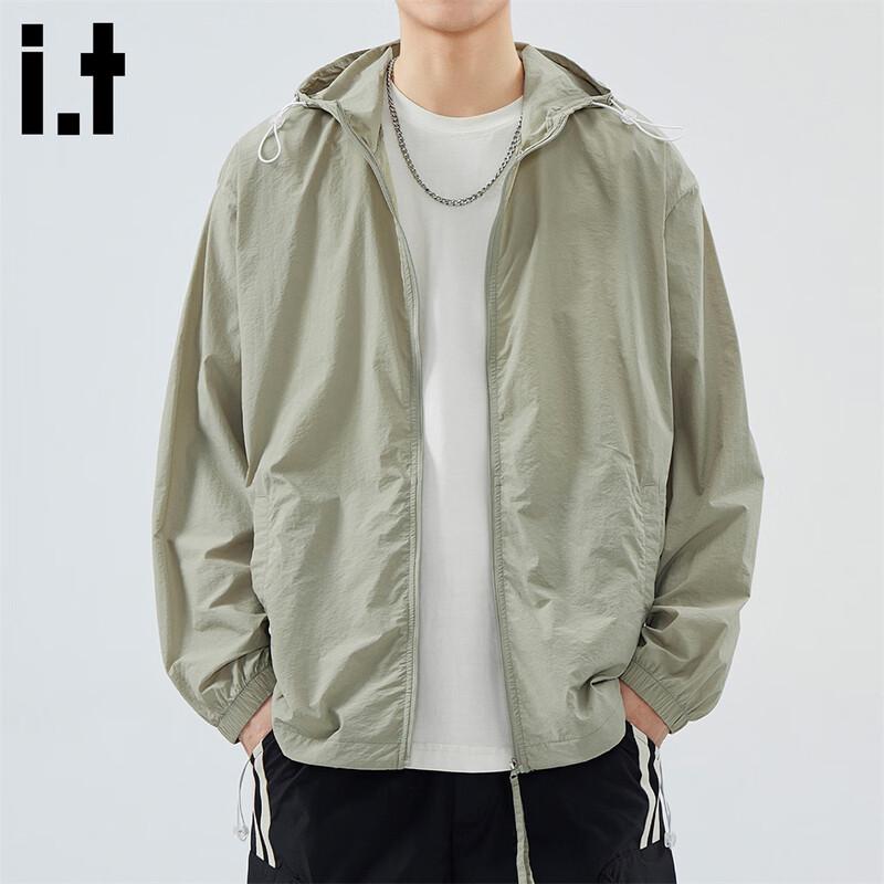 CHOCOOLATEit Men's Lightweight UV Protection Hooded Jacket