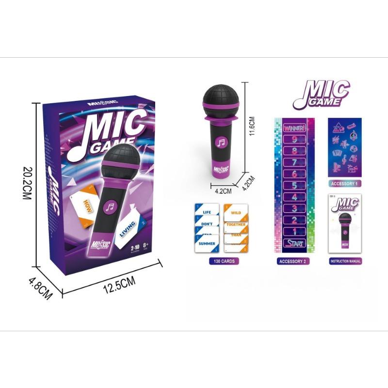1SET Lucky Egg Exciting Grab The Mic Bad Singer Board Game Cards