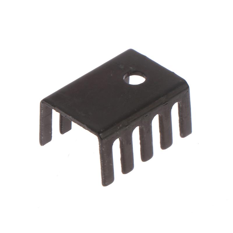 10Pcs To-220 Aluminum Profile 7805 Heatsink 781 Radiator Heat Sink 19*15*10Mm Aluminum Alloy Profile Cooler