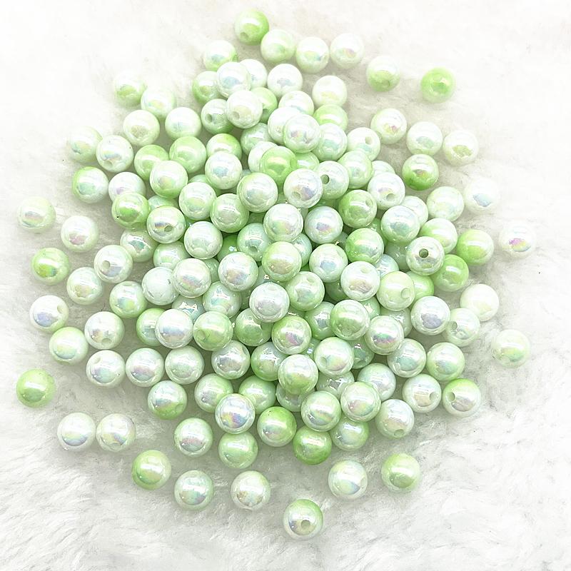 4mm 6mm 8mm 10mm Cream Series Round Acrylic Pearl Beads Loose Spacer Beads for Jewelry Making DIY Bracelet Necklace Earrings