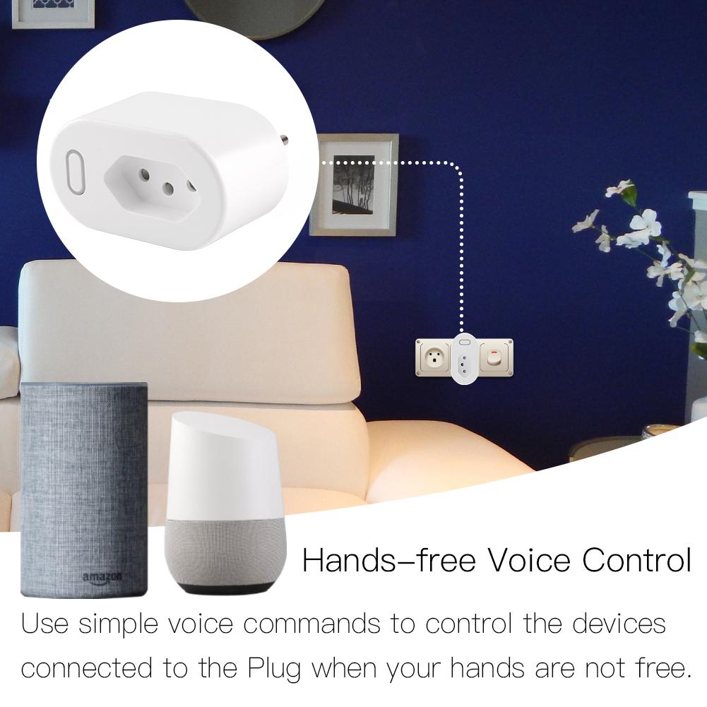 Germa Brazil 16a Tuya Wifi Smart Plug With Power Monitor Tuya Smart Life App Wifi Smart Socket Works For Google Home And Alexa