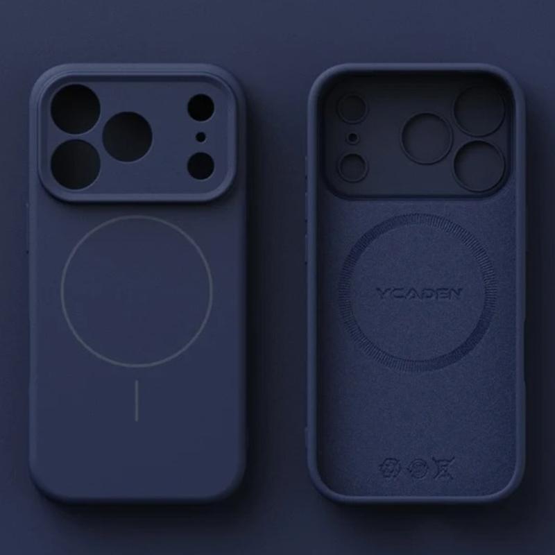 Magnetic Liquid Silicone For Magsafe Phone Case For iPhone 17 16 15 14 13 12 Pro Max 16 Plus 17Air Skin Feel Soft Cover