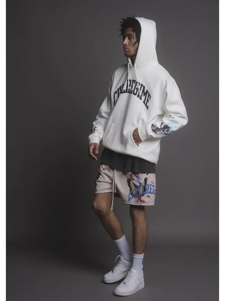 Locker geschnittene West Coast Hip-Hop-Basketballshorts für Herren