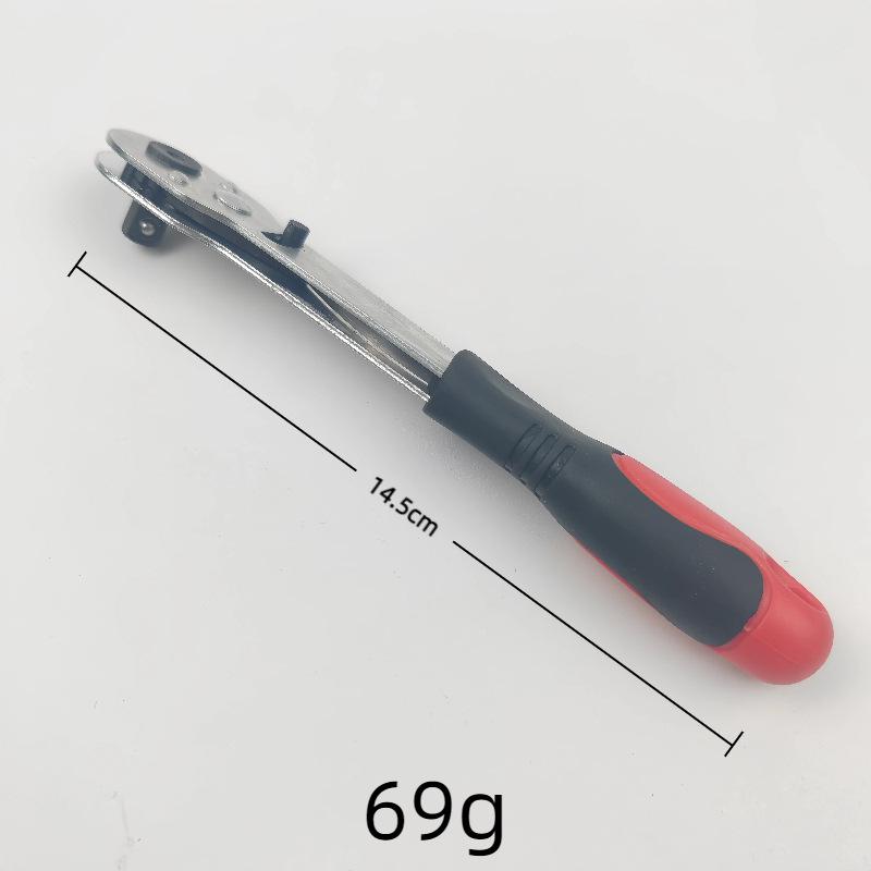 Verchromter Ratschenschlüssel-Satz: 24 & 72 Zähne, Enthält kleine, mittlere und große Fliegenschlüssel