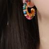 Vintage Ästhetische Ohrringe Mehrfarbige Ohrringe Raffinierte Ohrringe Ohrstecker Geeignet für Modebewusste Frauen Geschenk