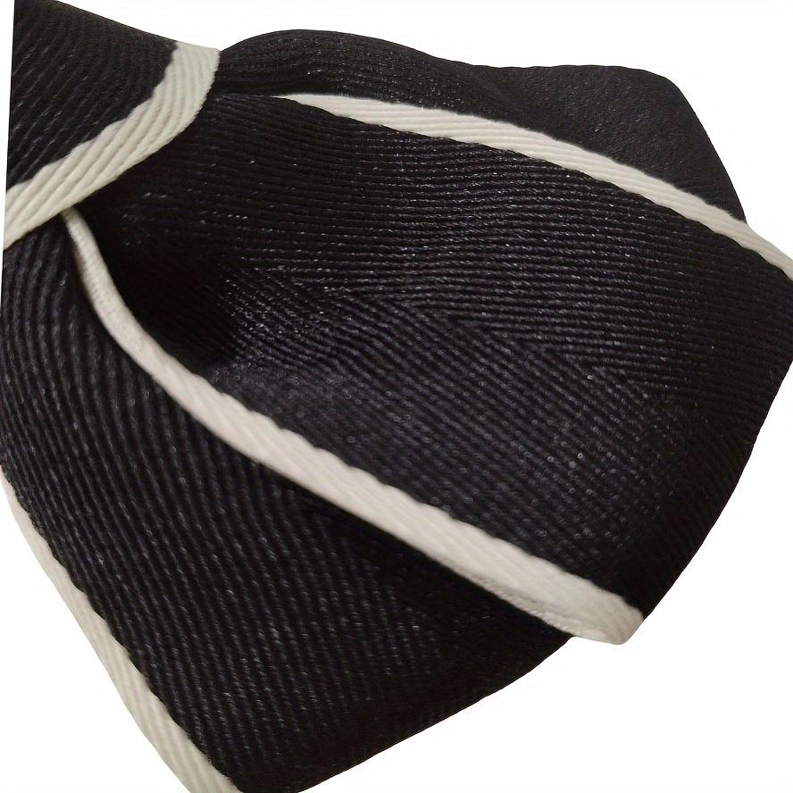 Eleganter schwarzer Schleifen-Haarclip im französischen Stil, Polyestermaterial, Süßes Haaraccessoire für Frauen und Teenager, Mode-Haaraccessoires