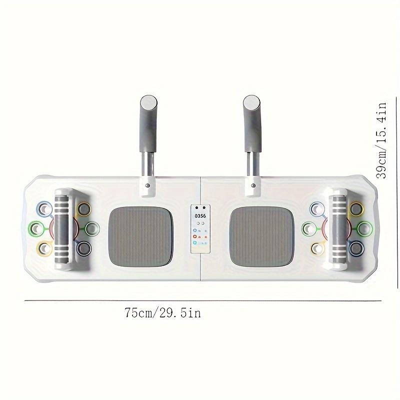 2 Stück Zähl-Push-up-Board, multifunktionaler tragbarer Bauchmuskeltrainer für Krafttraining