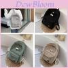Corduroy Student Backpack With Ergonomic Shoulder Straps For School And Campus Use