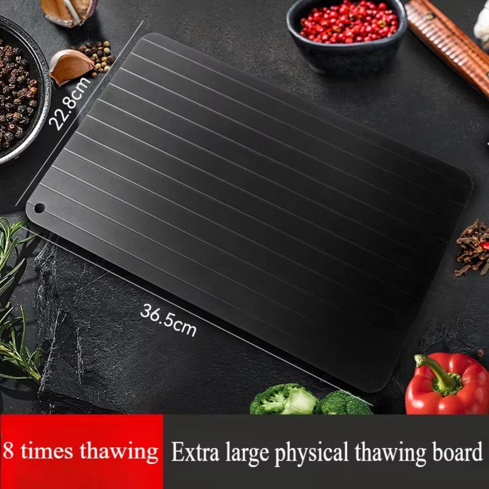 Rapid Defrosting Tray Fish Fruits Meat Foods Defrosting Board Aluminum Alloy Quick Ice Melting Device Household Kitchen Tools