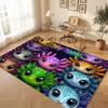 Fantasy Magic Theme Soft Crystal Velvet Rug Custom Name & Text Print Non Slip Floor Rug for Bedroom Living Room