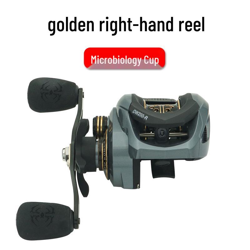 All-Metal Anti-Backlash Baitcasting Reel with Long Cast & Double Brake for Blackfish Lure Fishing