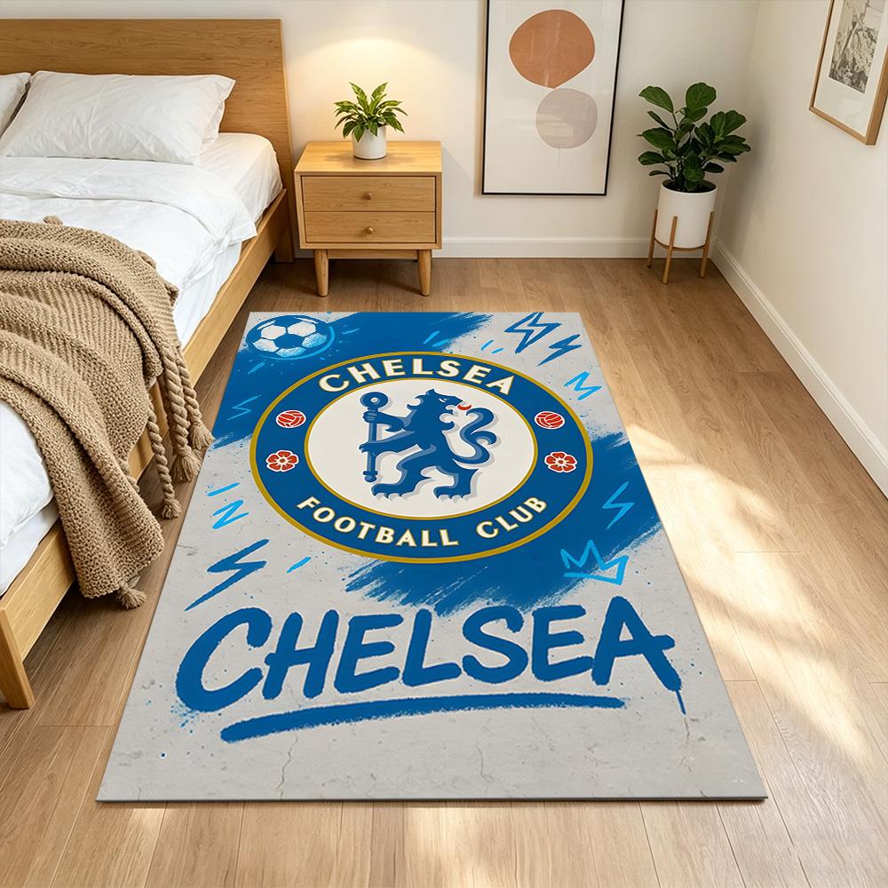 Chelsea Football Club Pride Washable Door Mat Soft Plush Stain-resistant Surface Doormat Elegant Luxury Rug Wedding Party Gift