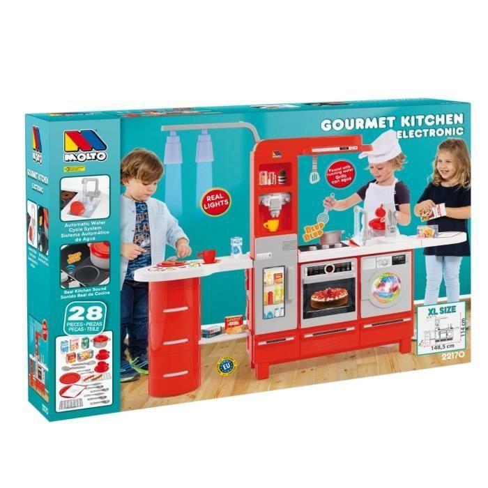 Cuisine électronique - GOURMET - Grande taille - Sons et lumières - Robinet d'eau