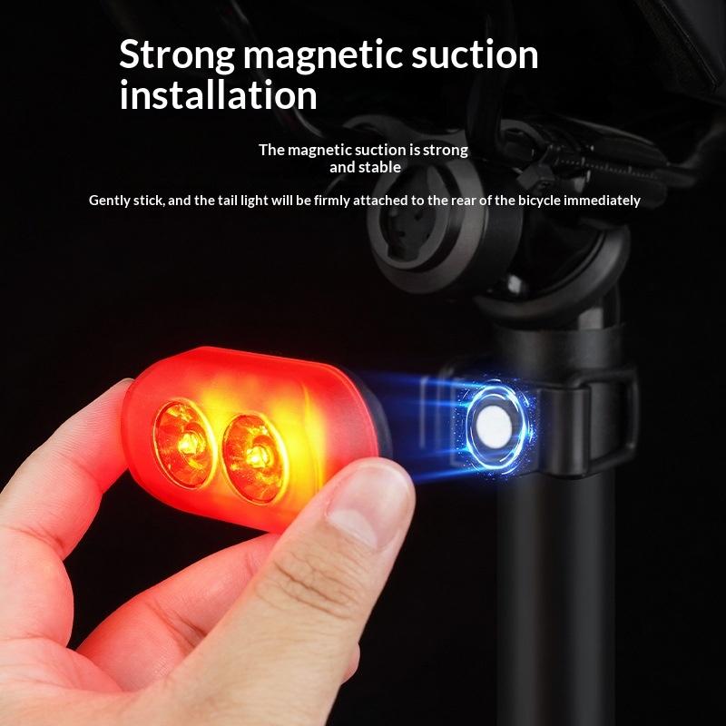 Front Rear Bike Lights Rechargeable Bicycle Cycling Usb Flashlight For Bicycle Lighting Front/Rear/Set Bike Lantern Accessories