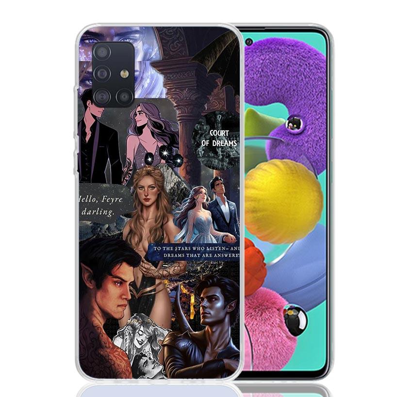 A Court Of Mist And Fury Phone Case for Samsung Galaxy A52 A51 A50S A12 A22 A32 A72 A10S A30S A31 A71 Note 20 Ultra 10 Plus S10